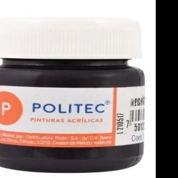 PINTURA ACRILICA POLITEC 30ML. NGO. INTENSO 302 PZA